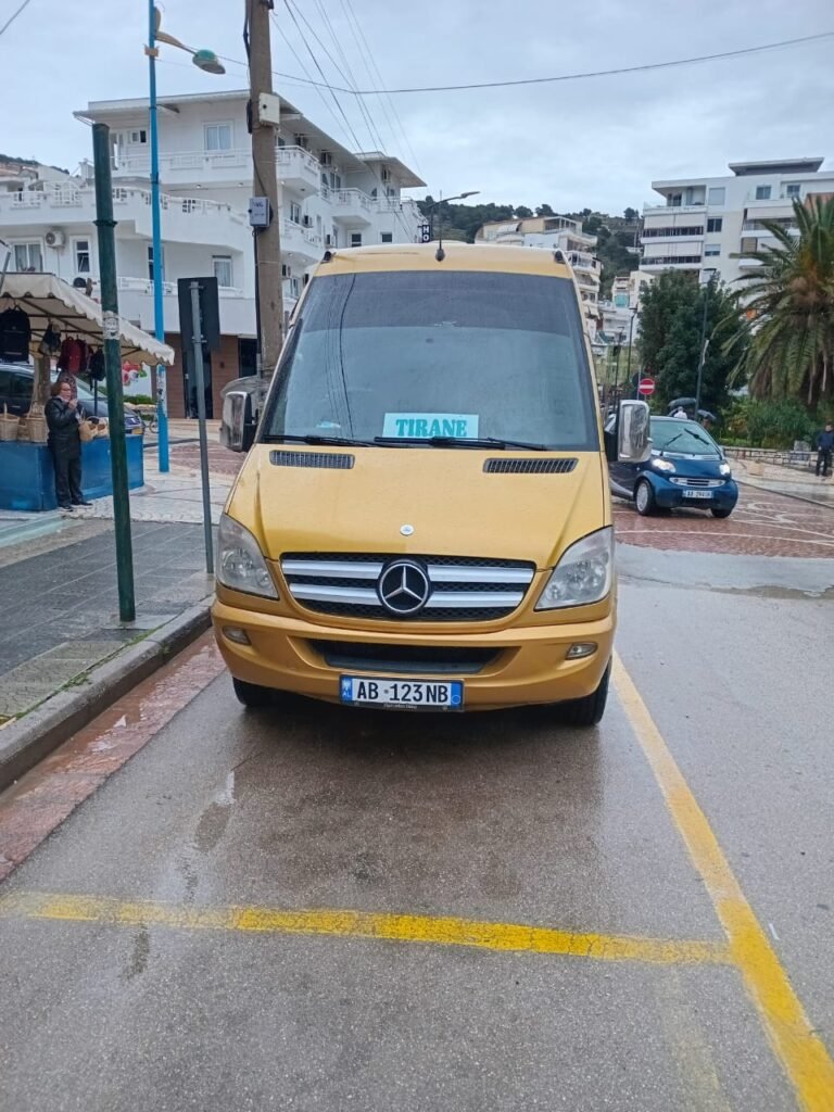 Bus from Sarande to Tiran
